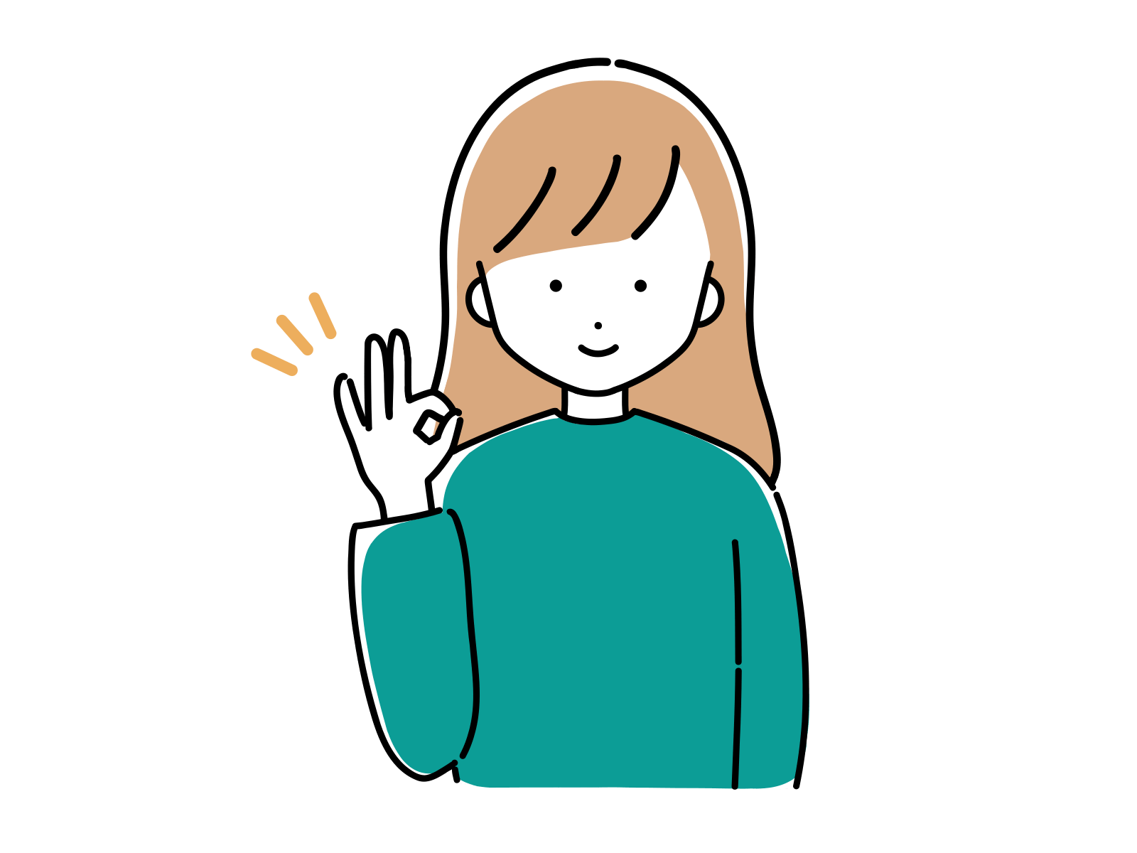 女性のイラスト